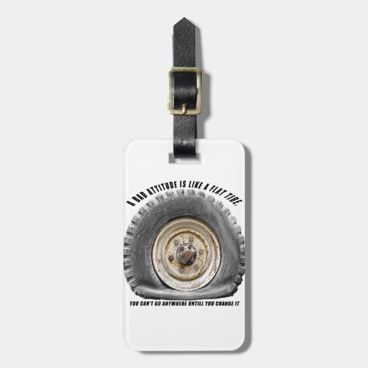 Slechte hoogte als platte band bagagelabel (Voorkant verticaal)