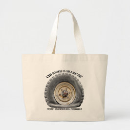 Slechte hoogte als platte band grote tote bag