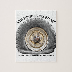 Slechte hoogte als platte band legpuzzel