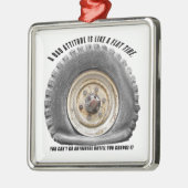 Slechte hoogte als platte band metalen ornament (Links)