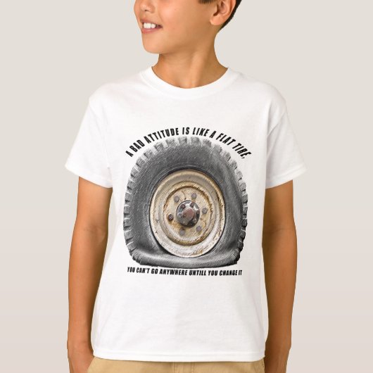 Slechte hoogte als platte band t-shirt (Voorkant)