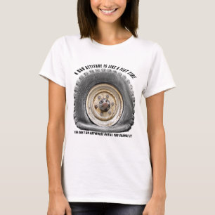 Slechte hoogte als platte band t-shirt