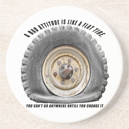 Slechte hoogte als platte band zandsteen onderzetter (Voorkant)