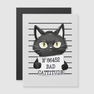 Slechte houding - Black Cat Mugshot
