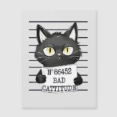 Slechte houding - Black Cat Mugshot (Voorkant)