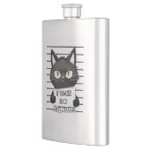 Slechte houding - Black Cat Mugshot Flacon (Links)
