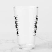 Slechte houding - Black Cat Mugshot Glas (Rechts)