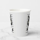 Slechte houding - Black Cat Mugshot Papieren Bekers (Links)