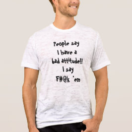 Slechte houding t-shirt