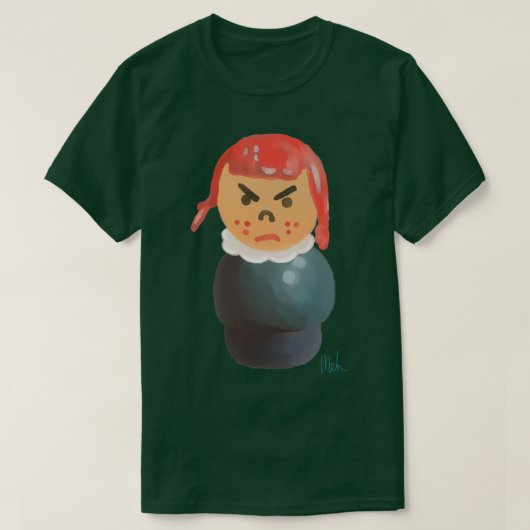 Slechte houding van kleine mensen t-shirt (Design voorkant)