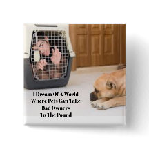 Slechte huisdier eigenaren Button