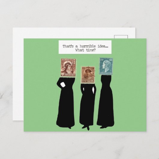 Slechte ideeën briefkaart (Voorkant / Achterkant)