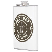 Slechte ideeënbroedmachine heupfles (Links)