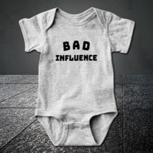 SLECHTE Invloed Baby Body – Krachtige Typografie Romper