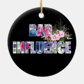 Slechte invloed keramisch ornament (Achterkant)