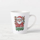 Slechte invloed van Sinterklaas (Grappige Sinterkl Latte Mok (Rechts)
