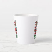 Slechte invloed van Sinterklaas (Grappige Sinterkl Latte Mok (Voorkant)