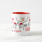 Slechte jongen grappige motorsport F1 mok (Midden)