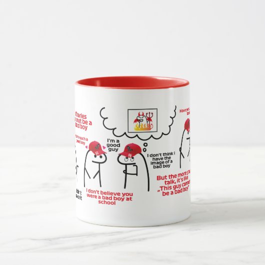 Slechte jongen grappige motorsport F1 mok (Midden)