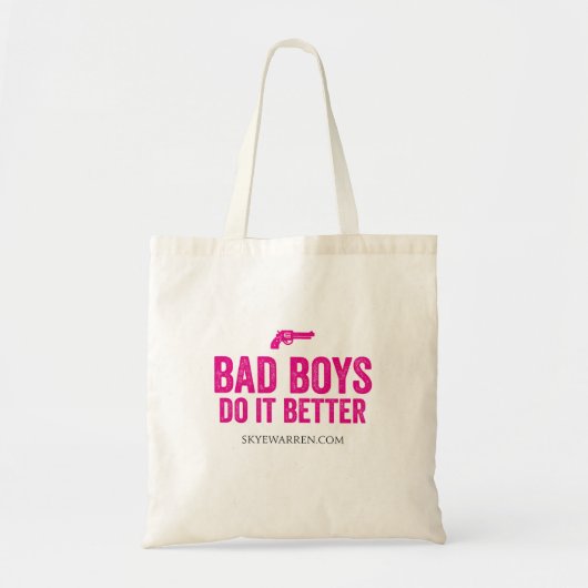 Slechte jongens doen het beter tote bag (Voorkant)