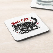 Slechte Kat Bier Onderzetter (Linkerzijde)