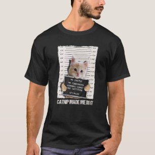 Slechte Kat Gevangenis Gevangenis Kattenkruid Heef T-shirt