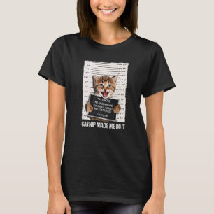 Slechte Kat Gevangenis Gevangenis Kattenkruid Heef T-shirt