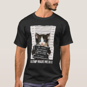 Slechte Kat Gevangenis Gevangenis Kattenkruid Heef T-shirt