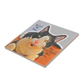 Slechte Kat Keramische Tegel Tegeltje (Zijkant)