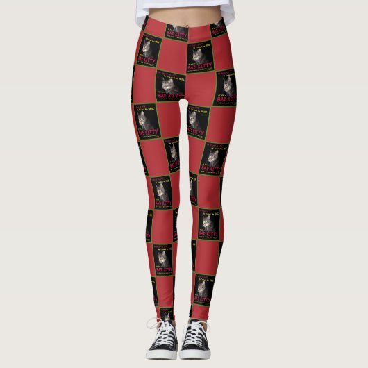 Slechte Kat Leggings (Voorkant)