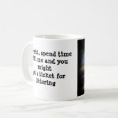 Slechte kat pick-up lijnen #3 koffiemok (Voorkant links)