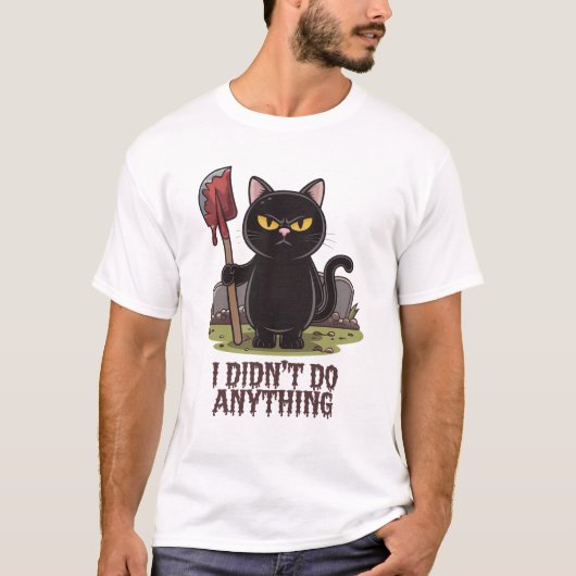Slechte kat t-shirt (Voorkant)