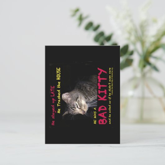 Slechte Katten Briefkaarten (Staand voorkant)