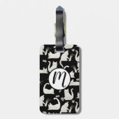 Slechte katten die er nog meer van weten, witte ka bagagelabel (Achterkant verticaal)