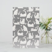 Slechte katten die er nog meer van weten, witte ka briefpapier (Staand voorkant)