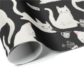 Slechte katten die er nog meer van weten, witte ka cadeaupapier (Rol Hoek)