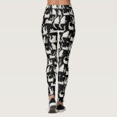 Slechte katten die er nog meer van weten, witte ka leggings (Achterkant)