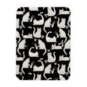 Slechte katten die er nog meer van weten, witte ka magneet (Verticaal)