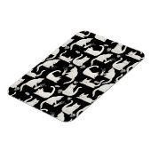 Slechte katten die er nog meer van weten, witte ka magneet (Linkerzijde)