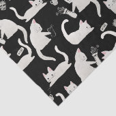 Slechte katten die er nog meer van weten, witte ka tissuepapier (Detail)