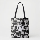 Slechte katten die er nog meer van weten, witte ka tote bag (Voorkant)