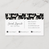 Slechte katten die er nog meer van weten, witte ka visitekaartje (Achterkant)