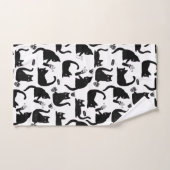 Slechte katten die over het hoofd hangen bad handdoek (Handdoek)