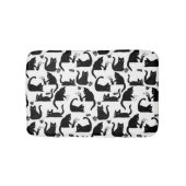 Slechte katten die over het hoofd hangen badmat (Voorkant)
