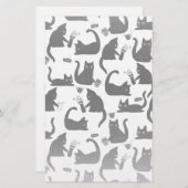 Slechte katten die over het hoofd hangen briefpapier (Voorkant / Achterkant)