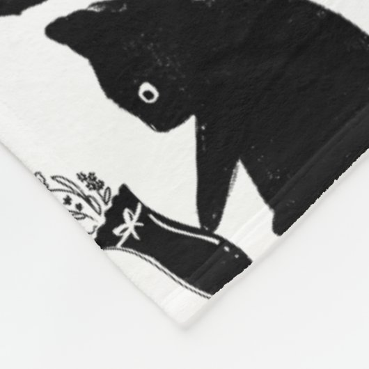 Slechte katten die over het hoofd hangen fleece deken (Hoek)