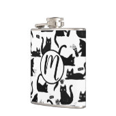 Slechte katten die over het hoofd hangen heupfles (Links)