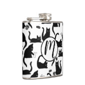 Slechte katten die over het hoofd hangen heupfles (Rechts)