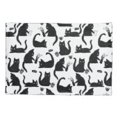 Slechte katten die over het hoofd hangen kussensloop (Achterkant)