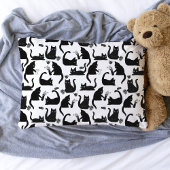 Slechte katten die over het hoofd hangen kussensloop